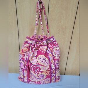 Vera Bradley Draw String Clinch Tote Backpack